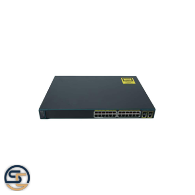 Cisco - WS-C2960-24PC-L - Catalyst 2960 24 10/100 PoE + 2 T/SFP LAN