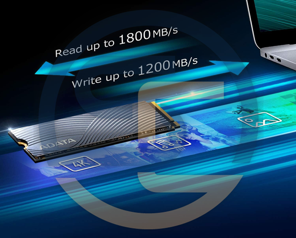 حافظه SSD NVMe m.2 SWORDFISH 500GB ADATA